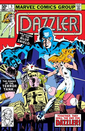 Dazzler #5  cover