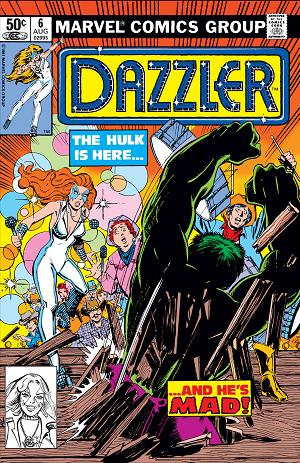 Dazzler #6  cover