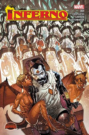 Secret Wars: Inferno #4 cover
