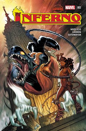 Secret Wars: Inferno #3 cover
