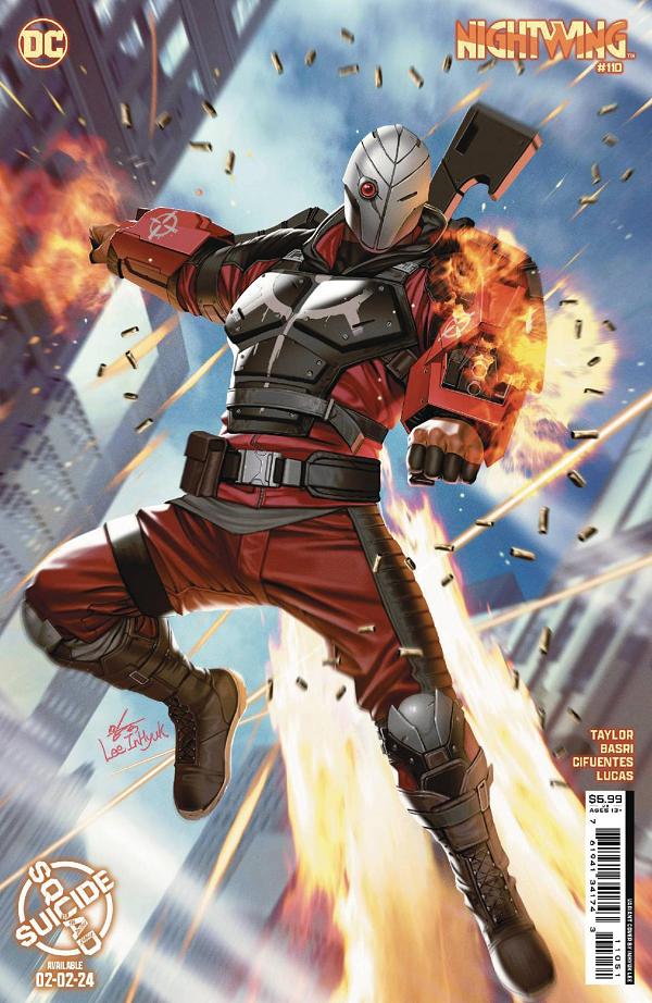 Nightwing #110 CVR E LEE SSKAA DEADSHOT CSV cover