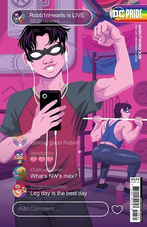 Nightwing #105 CVR D CVR D NICK ROBLES DC PRIDE CARD STOCK cover