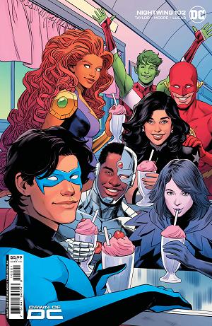 Nightwing #102 CVR B CVR B TRAVIS MOORE CARD STOCK cover