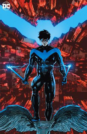 Nightwing #100 CVR E CVR E JAVIER FERNANDEZ CARD STOCK cover