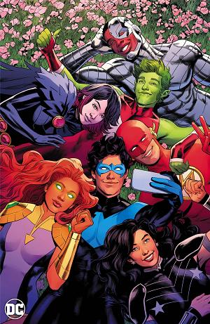 Nightwing #100 CVR F CVR F TRAVIS MOORE CARD STOCK cover