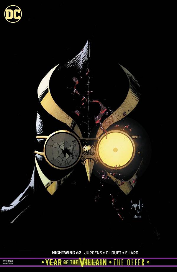 Nightwing #62 CARD STOCK cover