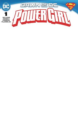 Power Girl #1 CVR D BLANK CSV cover