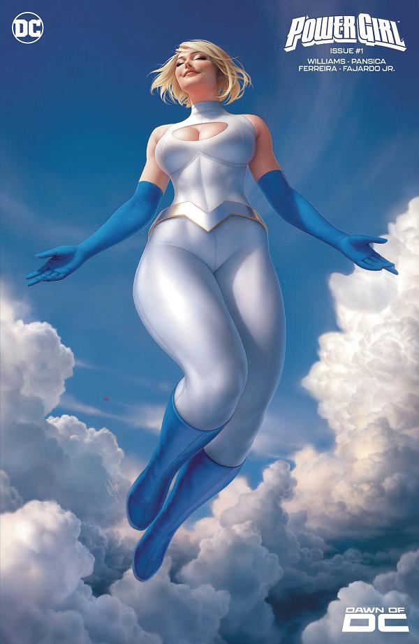 Power Girl #1 CVR E CVR E WARREN LOUW FOIL cover
