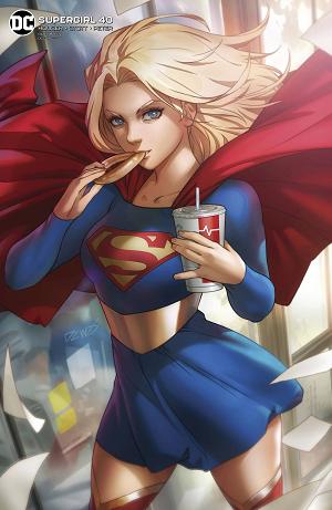 Supergirl #40 CARD STOCK DERRICK CHEW cover