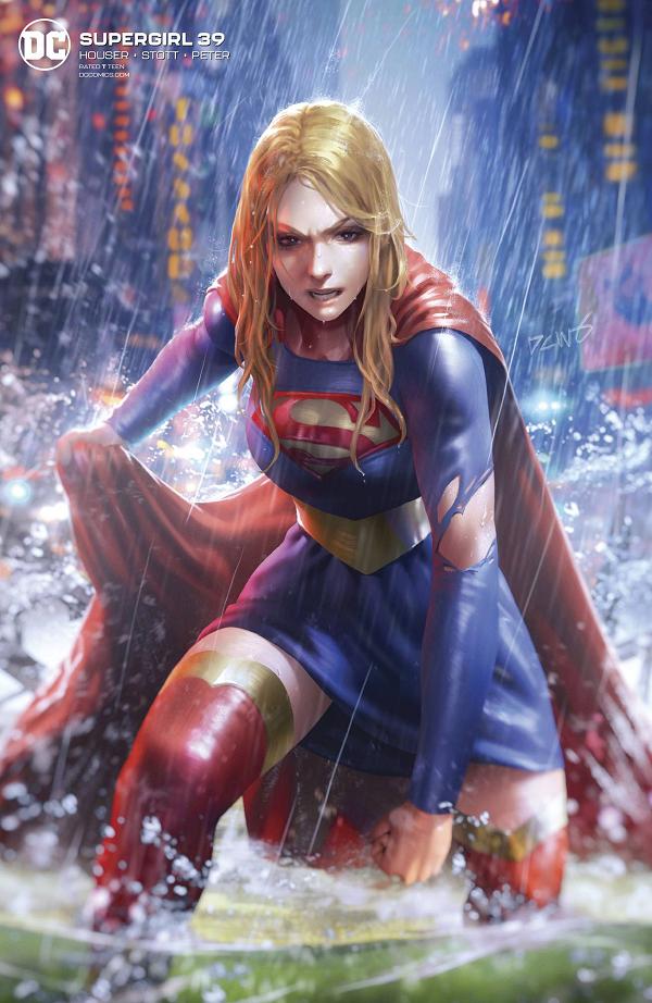Supergirl #39 CARD STOCK DERRICK CHEW cover