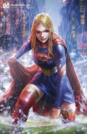 Supergirl #39 CARD STOCK DERRICK CHEW cover