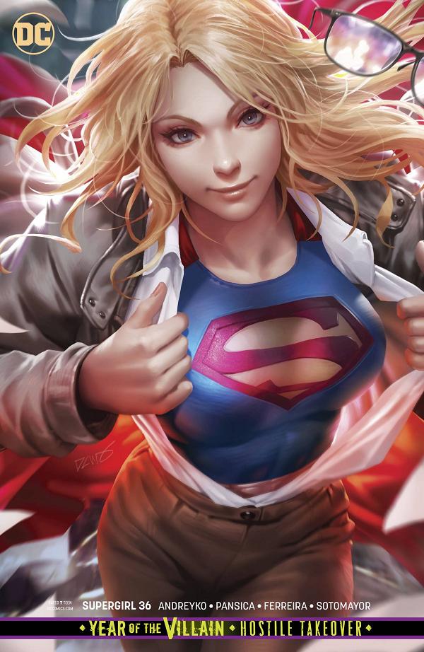 Supergirl #36 CARD STOCK cover