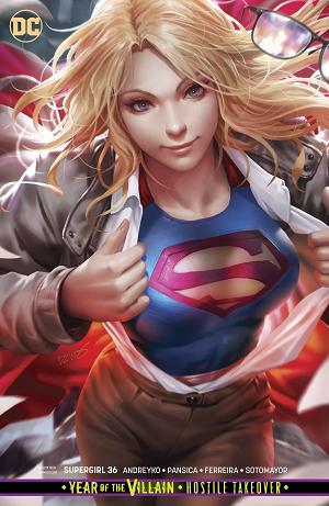 Supergirl #36 CARD STOCK cover