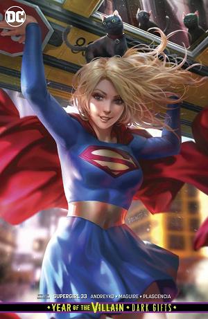 Supergirl #33 CARD STOCK cover
