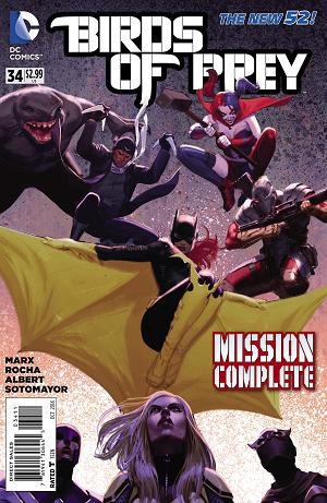 Birds Of Prey #34 cover