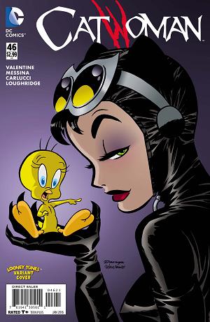 Catwoman #46 LOONEY TUNES cover