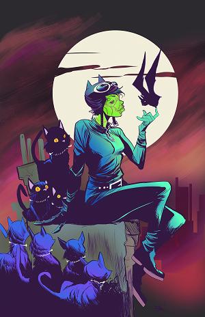 Catwoman #45 MONSTERS cover