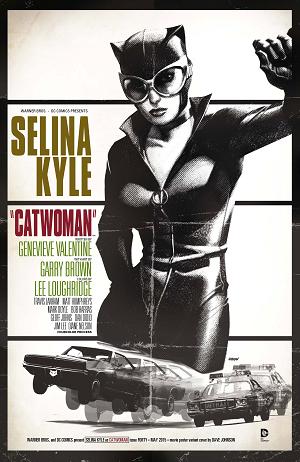 Catwoman #40 MOVIE POSTER cover