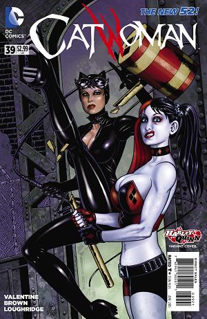 Catwoman #39 HARLEY QUINN cover