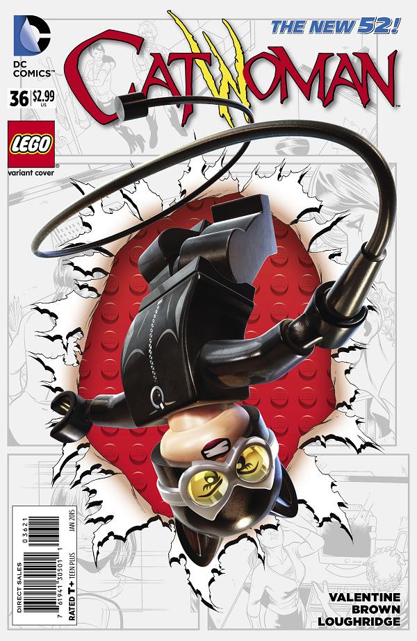 Catwoman #36 LEGO cover