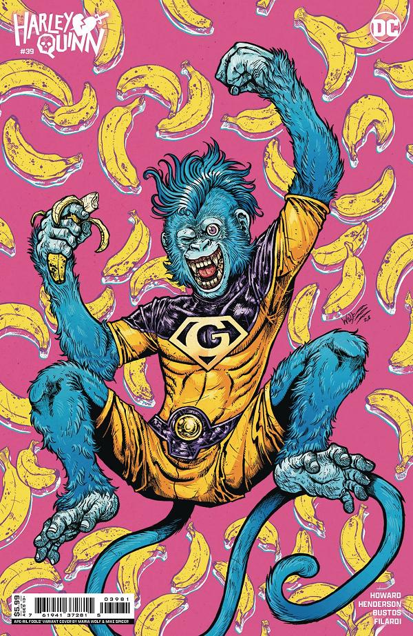 Harley Quinn #39 CVR D MARIA WOLF APRIL FOOLS GLEEK CSV cover