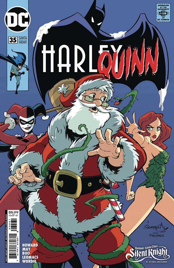 Harley Quinn #35 CVR C JON SOMMARIVA SANTA CSV cover