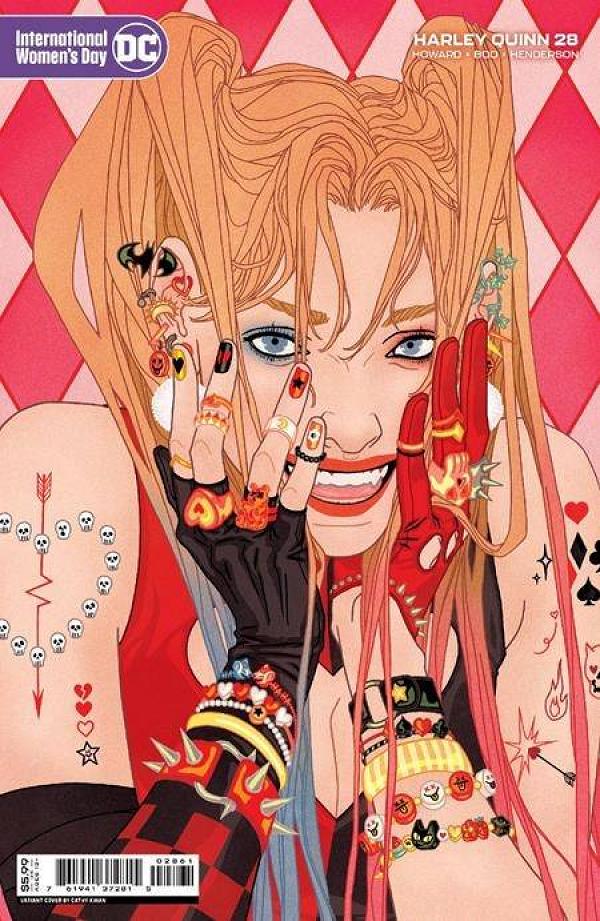 Harley Quinn #28 CVR F CVR F KWAN INT WMNS DAY CS cover