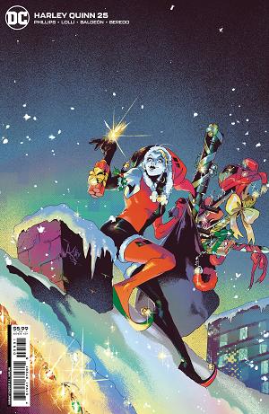 Harley Quinn #25 CVR C CVR C AL KAPLAN HOLIDAY CARD STOCK cover