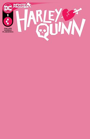 Harley Quinn #1 BLANK CARDSTOCK cover
