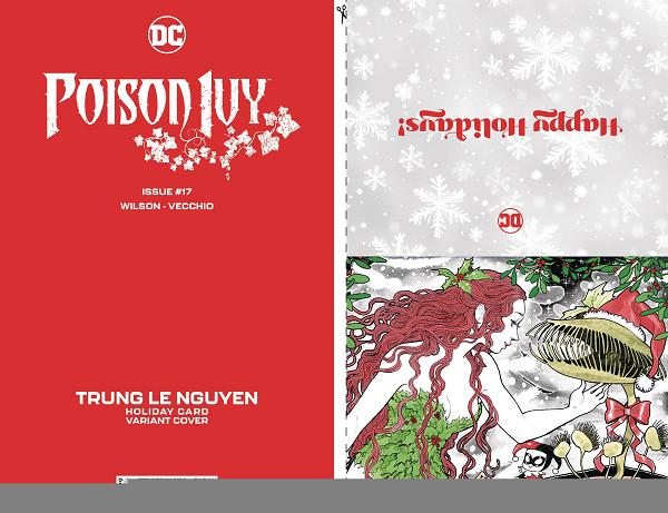 Poison Ivy #17 CVR D NGUYEN DC HOLIDAY CARD SPECIAL EDITION cover