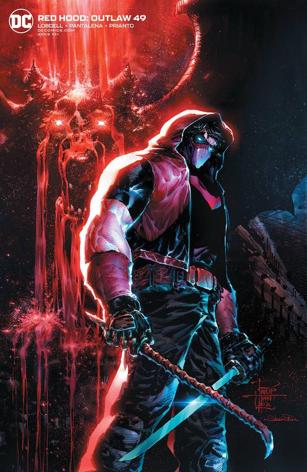Red Hood: Outlaw #49 cover by Philip Tan