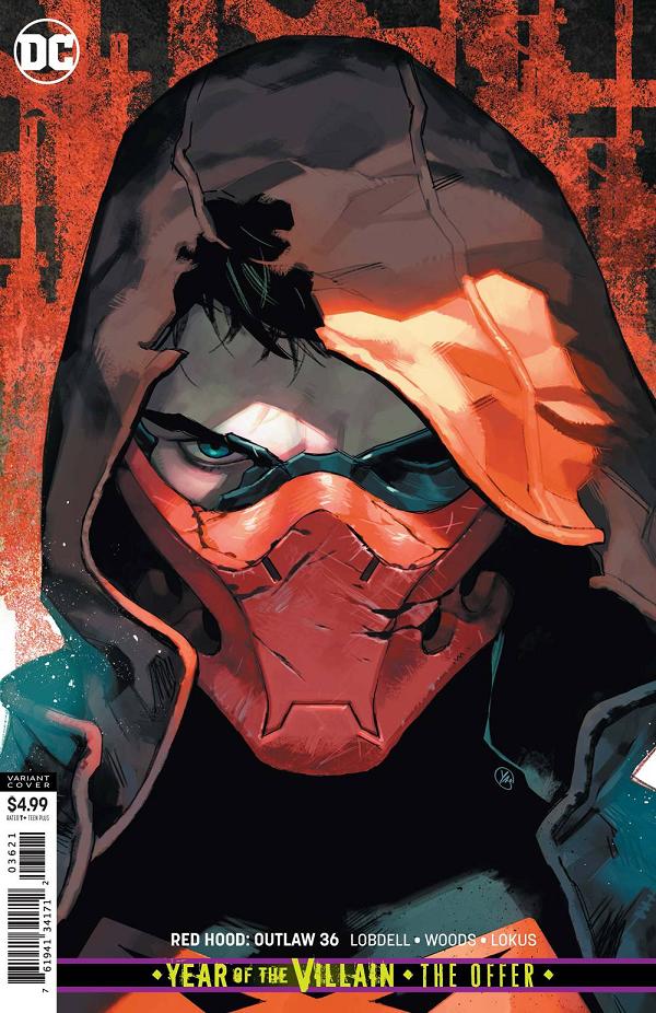 Red Hood: Outlaw #36 CARD STOCK cover