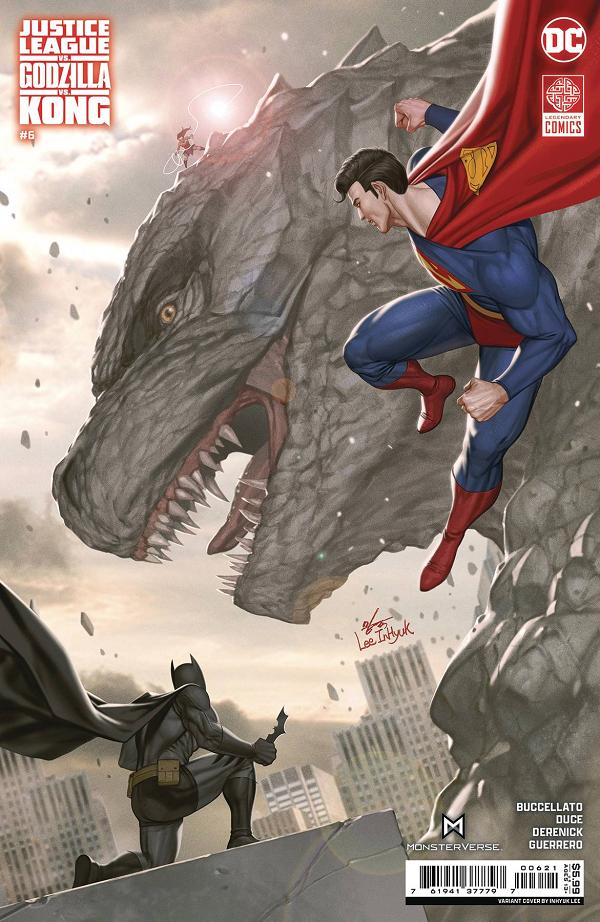 Justice League Vs Godzilla Vs Kong #6 CVR B LEE CSV cover