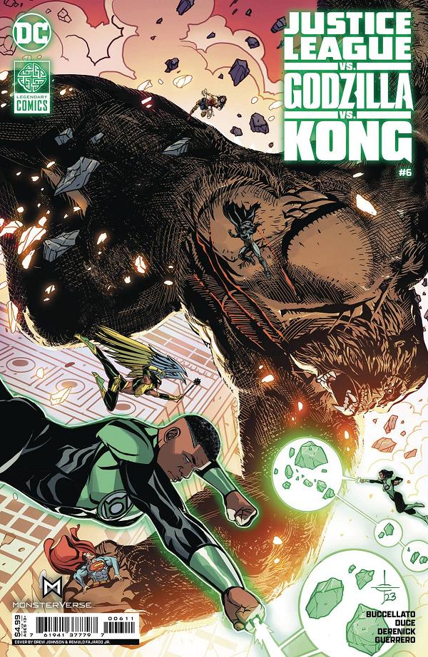 Justice League Vs Godzilla Vs Kong #6 CVR A JOHNSON cover