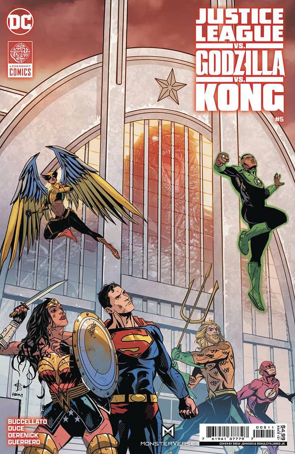 Justice League Vs Godzilla Vs Kong #5 CVR A JOHNSON cover