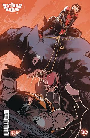 Batman And Robin #5 CVR E INC 1:50 KAEL NGU B&W CSV cover