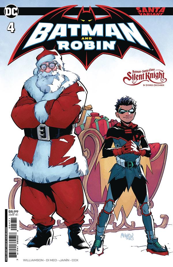 Batman And Robin #4 CVR D OTTO SCHMIDT SANTA CSV cover