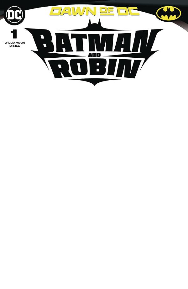 Batman And Robin #1 CVR D BLANK CSV cover