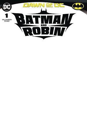 Batman And Robin #1 CVR D BLANK CSV cover