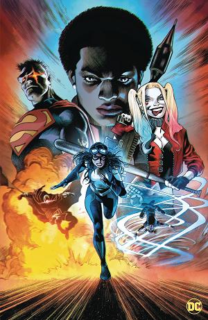 Suicide Squad Dream Team #1 CVR D BARROWS FOIL cover