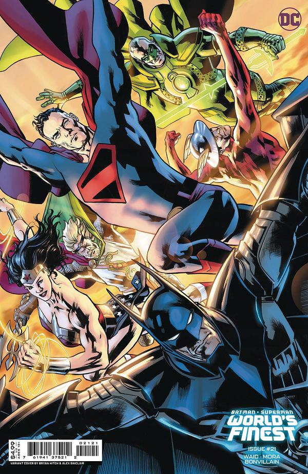 Batman & Superman: World's Finest #21 CVR B BRYAN HITCH CSV cover