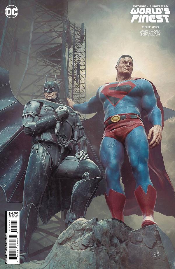 Batman & Superman: World's Finest #20 CVR B CVR B BJORN BARENDS CS cover