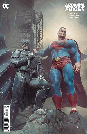 Batman & Superman: World's Finest #20 CVR B CVR B BJORN BARENDS CS cover