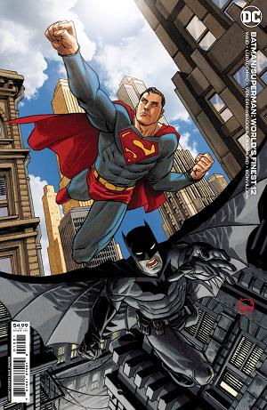 Batman & Superman: World's Finest #12 CVR B CVR B JOHNSON CARD cover