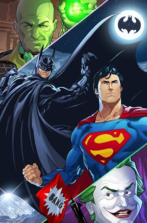 Batman & Superman: World's Finest #10 CVR B CVR B SCHOENING CARD cover