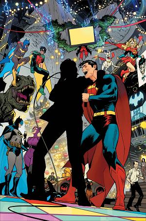 Batman & Superman: World's Finest #10 CVR C CVR C MORA HOLIDAY cover