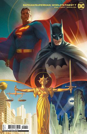Batman & Superman: World's Finest #7 CVR B MIDDLETON CARD STOCK cover