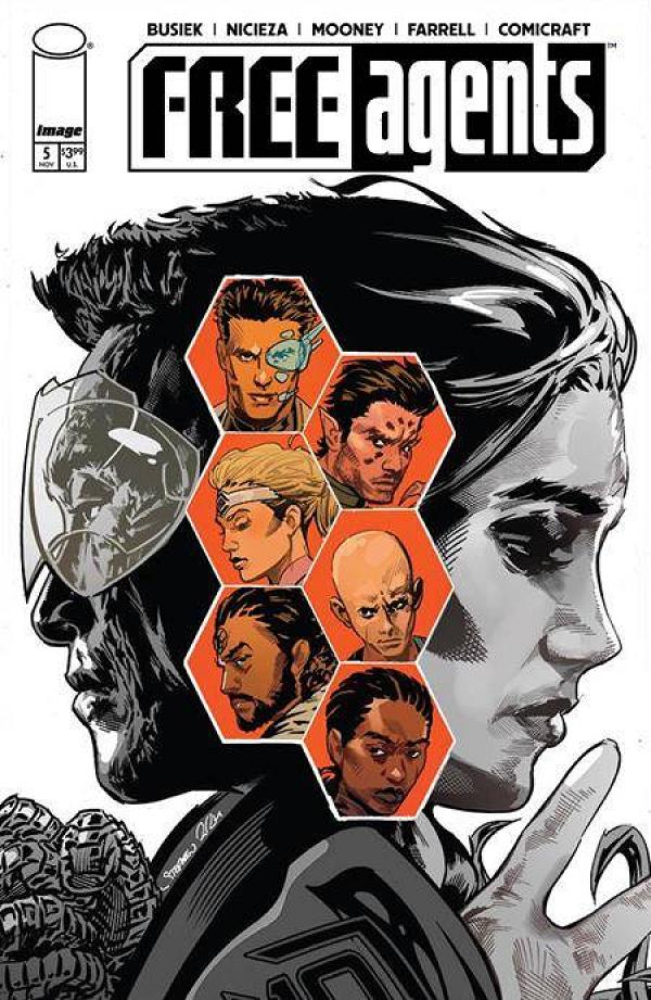 Free Agents #5 CVR A MOONEY cover