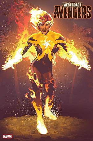 West Coast Avengers #1 ADAM HUGHES FOIL cover