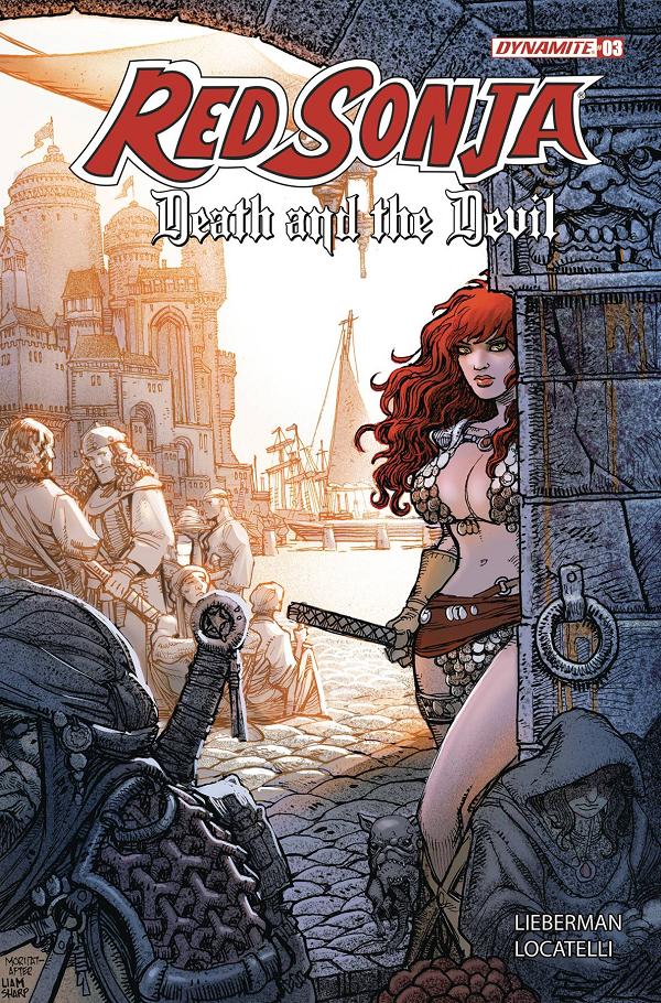 Red Sonja Death And The Devil #3 variant cover by Moritat